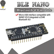 Bl-nano para arduino nano v3.0 mirco placa usb integrar cc2540 ble módulo sem fio atmega328p placa de micro-controlador