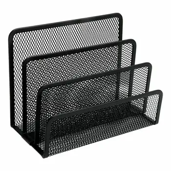 

Mesh Letter Sorter Mail Document Tray Desk Office File Organiser Holder Multifunctional File Storage