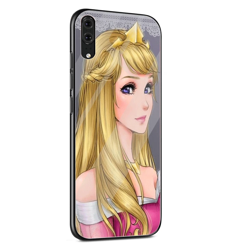 Стеклянный мобильный чехол для телефона huawei P30 P10 P20 7A Y6 Y9 P Smart mate 20 Honor 9 10 8X Lite Pro Чехол модная королева принцесса - Цвет: G6