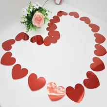 День влюбленных сердце латте искусство висячий флаг в форме сердца Красная струна флаг День Святого Валентина День рождения предложение на свадьбу