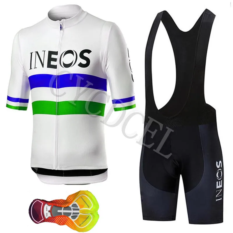 INEOS Pro велосипедной команды Джерси 16D велосипедные шорты комплект Ropa Ciclismo мужские летние быстросохнущие велосипед Майо Одежда - Цвет: Cycling set 11