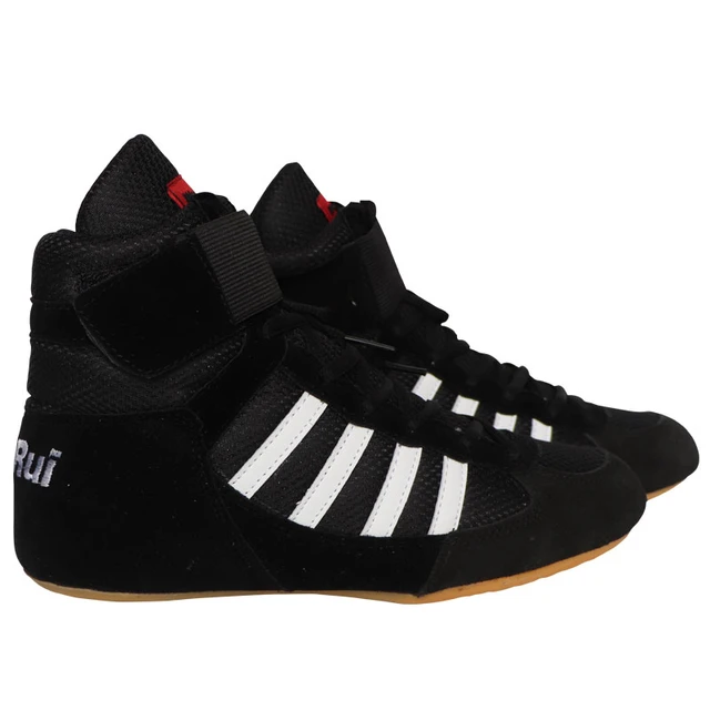 Zapatillas de boxeo para hombre, zapatos de boxeo muscular de vaca,  transpirables, suela exterior de lucha, calzado de boxeo profesional -  AliExpress