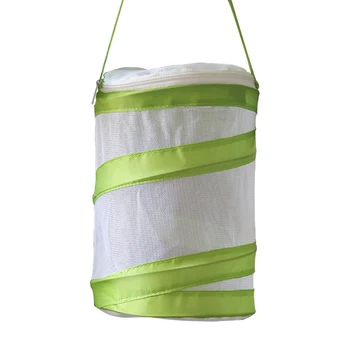 

Portable Butterfly Habitat Housing Insect Cage Net Cloth Collapsible Praying Mantis Terrarium Garden Cylinder Style Foldable