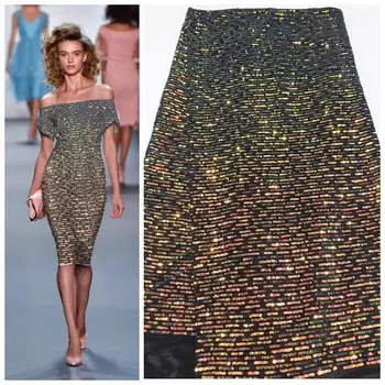 

Nigerian Lace Fabric 2019 High Quality Sequin Velvet Lace Fabric Gold Black 3 D Embroidered Tulle African Velvet Lace Fabric