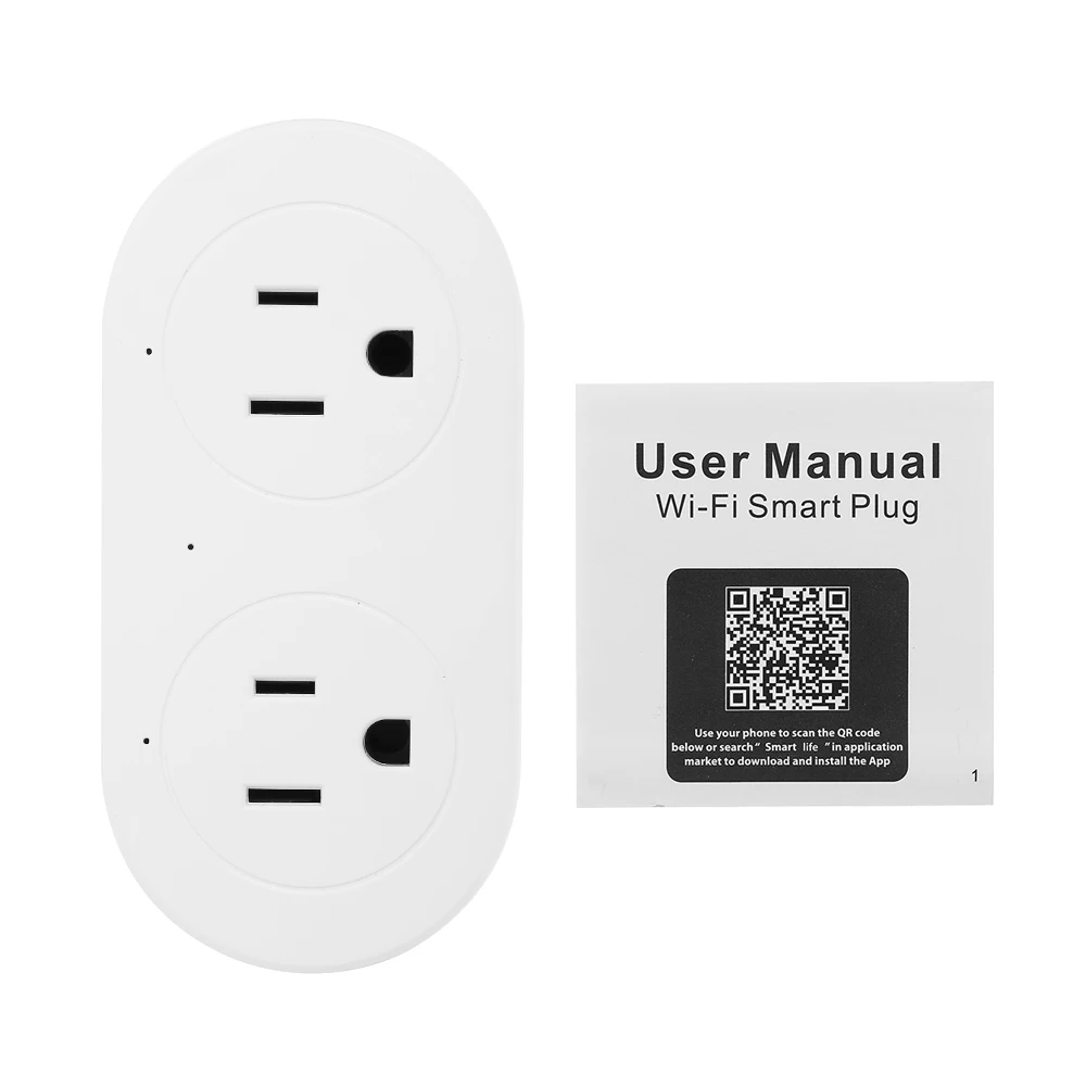 Смарт-разъем 2 в 1 wifi мини умная розетка набор расписание дистанционного управления из любой точки Голосовое управление для Alexa Google Home