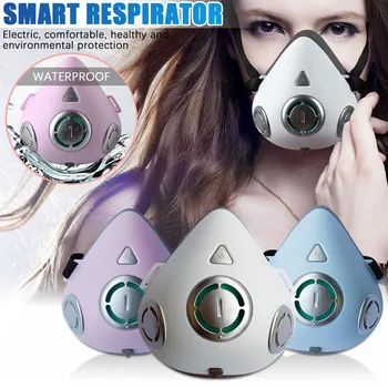 

Smart Electric Dust Face Masks Automatic Purification Respirator Haze Proof Dustproof Protective маски Waterproof Mouth Mask