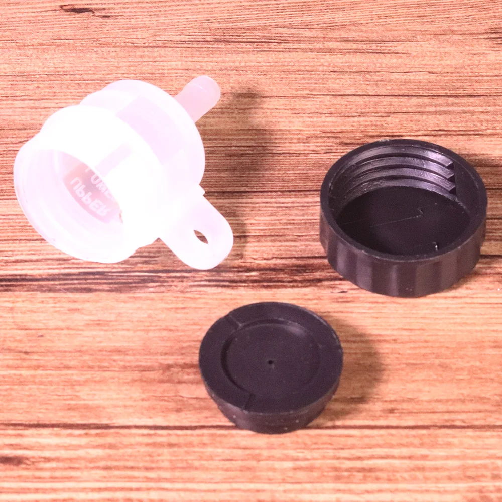 1x Universal White Master Cylinder Oil Tank Oil Bottle Liquid Bottle Reservoir Motorcycle Oil Cup Foot Hydraulic Brake Bottle (6)