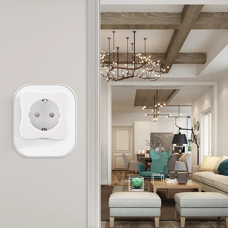 Wifi Smart Plug Mini Outlet пульт дистанционного управления умная розетка с функцией таймера работает с Alexa Echo и Google Assistant