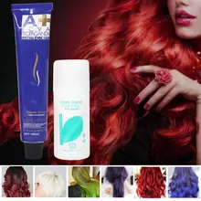 Воск для волос 6 цветов 100 мл/бутылка натуральный цвет модный стайлинг крем-краска для волос с двойным кислородом молочный Уход за волосами