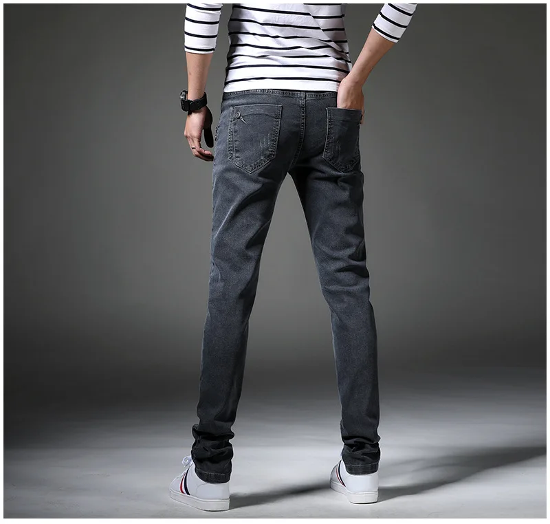 light blue jeans men 2019 Spring Autumn Clothing Good Quality  Mens Jeans  13 Style Design Denim Skinny Jeans Distressed Men New Pants cargo jeans for men