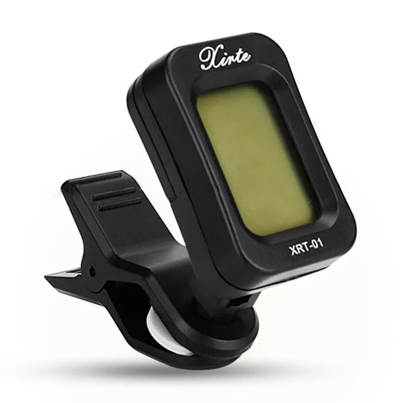 

Folk Guitar Bass Violin Ukulele Multifunctional Instrument Clip Type Tuners Portable Training Accessories