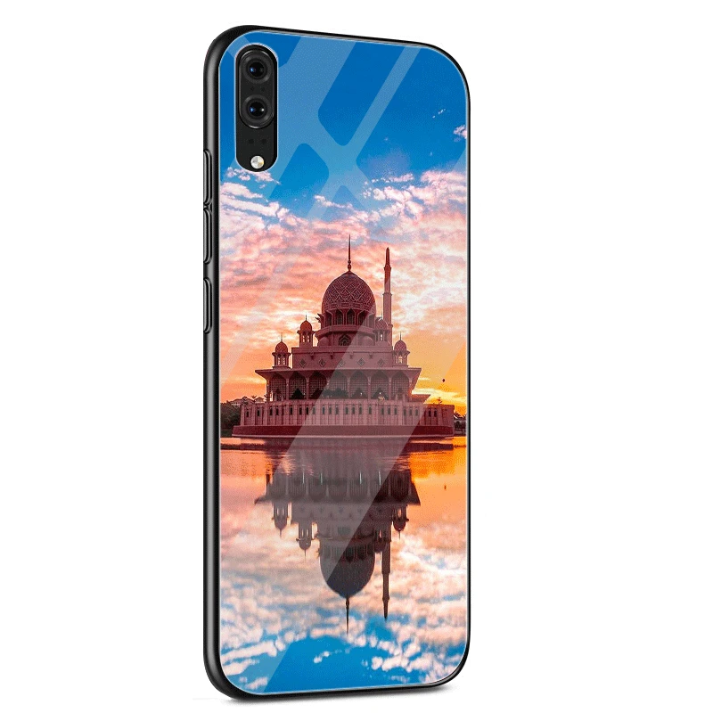 Чехол для телефона из стекла, ТПУ для huawei P10 P20 P30 Lite Pro P Smart mate 10 20 Lite Y6 Y9 Honor 7A 8X9 10, чехол в арабском стиле - Цвет: G11