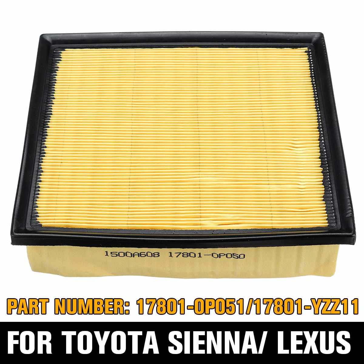 Воздушный фильтр двигателя салона автомобиля для Toyota SIENNA 2011- Для AVALON 2013- автомобильные аксессуары 17801-0P051/17801-YZZ11