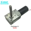 Bringsmart 5840-31ZY 12V DC Motor Reversed Reduction Motor Self-lock Extension Shaft Motor 24V Worm Geared Motors High Torque ► Photo 2/6