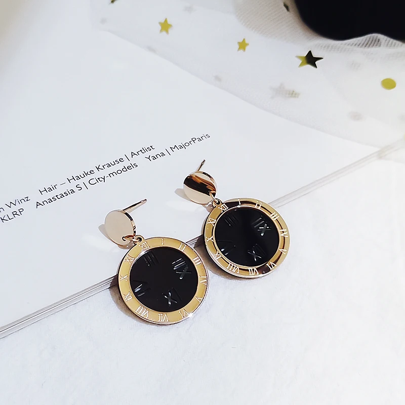 

TS Cubic Zirconia CZ Simple Small Flower Stud Earrings For Women Chain Tassel Long Earring Girls Birthday Gift