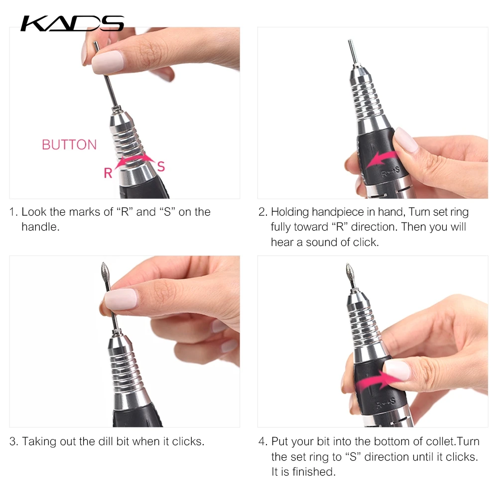 Nail Drill Machine Nail File Electric 35W 30000RPM Polisher Manicure Machine Milling Cutters Drill US EU Plug electric nail drill electric nail grinder electric nail polisher