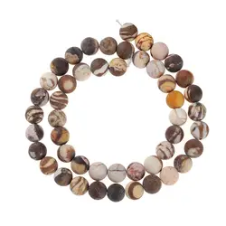 Elegant Natural Stone Beads in Black, Pink, and White for DIY Jewelry Making & Wholesale (Australia zebra)