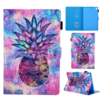 

Shockproof Butterfly Pineapple For Samsung Galaxy Tab S5e 10.5 2019 T720 SM-T725 Case PU Leather Auto Wake/Sleep Cover Tablet