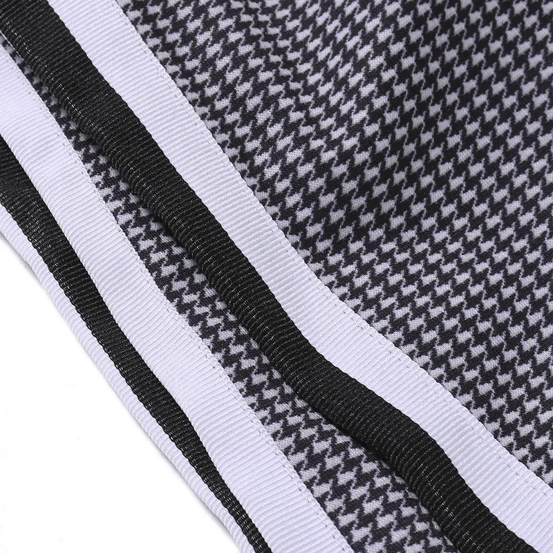 Autumn Men's Striped Plaid Pants Fashion Drawstring Sports Trousers Men Casual Pants Sweatpants Joggers Streetwear Pants