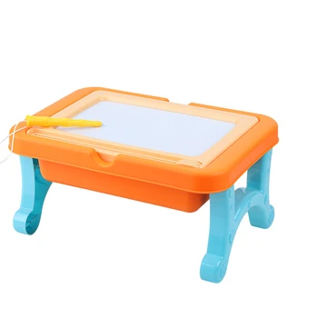 

Building Block Storage Desk With Drawing Board Multi Functions Table Desk Building Block Game Table For Children