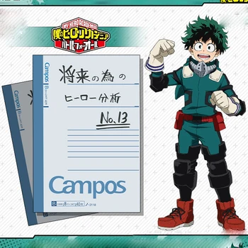 

Action Midoriya Izuku Notebook Analysis of Future Heroes 30 Pages Notebook Anime Toys for Children My Hero Academia Deku Book