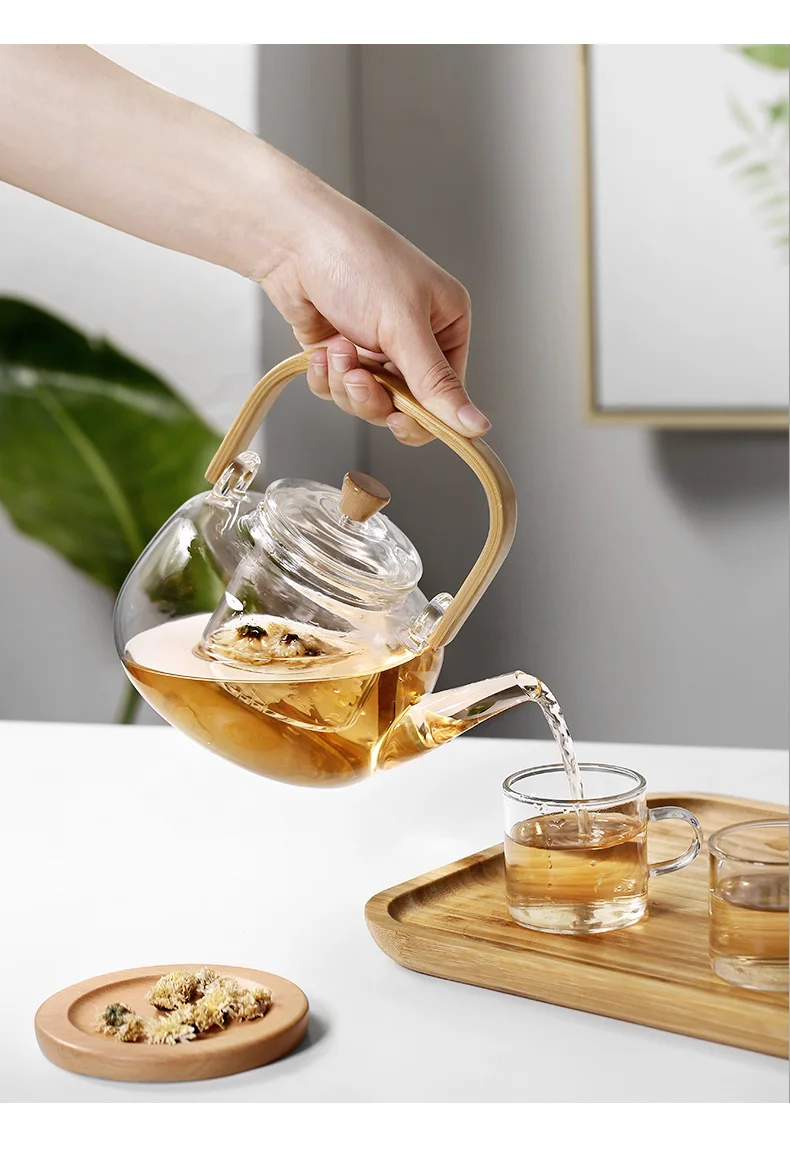 Alessi 1 Pc Heat Resistant Loose Leaf Teapot Transparent Teapot 
