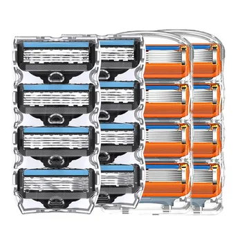 

TFLYSHAVE Men Shave Razor Blade 5 Layer Shaver Razor Blade Replaceable Blades Compatible with Fusion