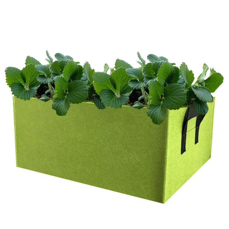 Прямоугольная Нетканая сумка для выращивания растений переносной для растений контейнер многоцветные товары для сада на открытом воздухе