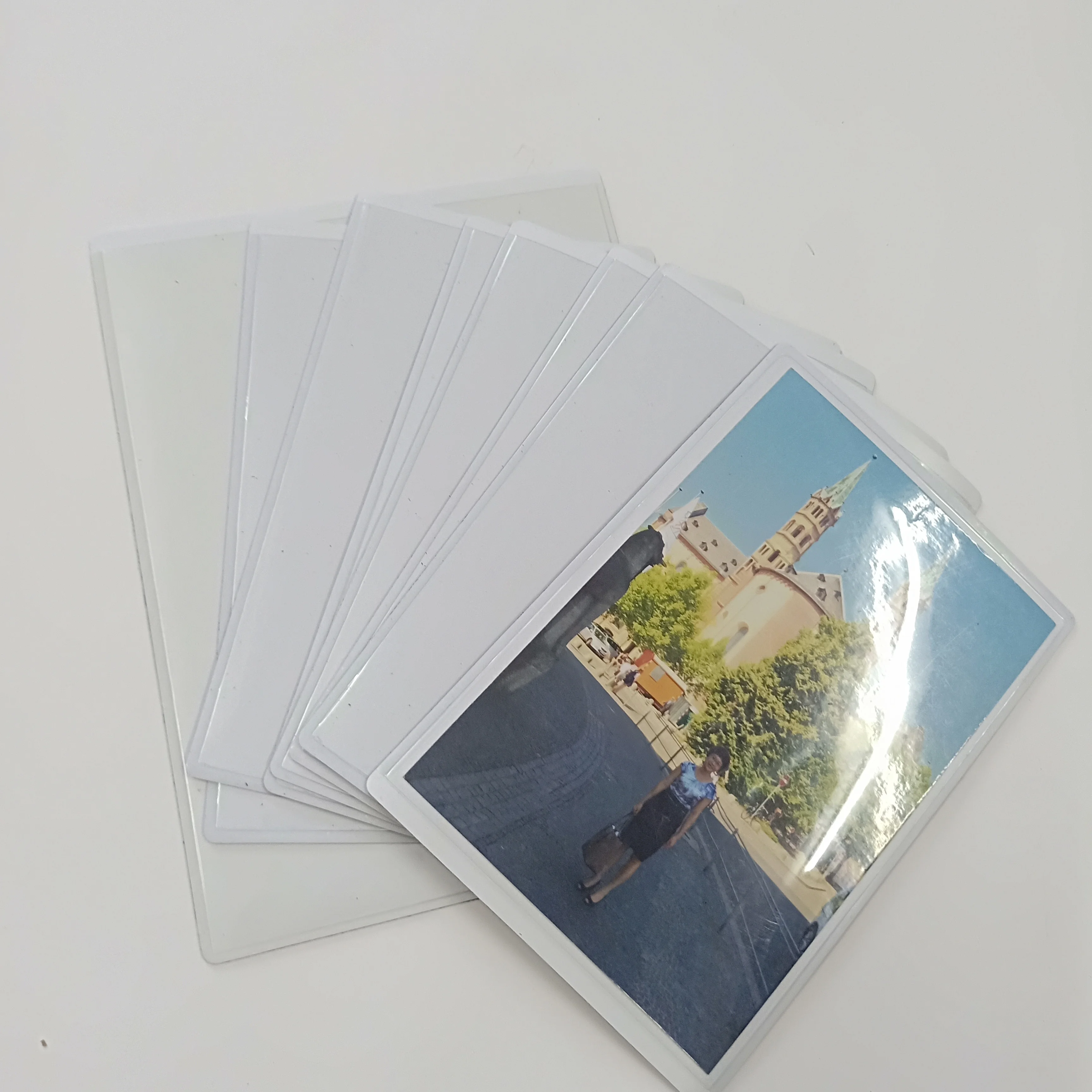 Круглые Угловые магнитные фоторамки 4x6 дюймов фоторамка с прозрачным карманом