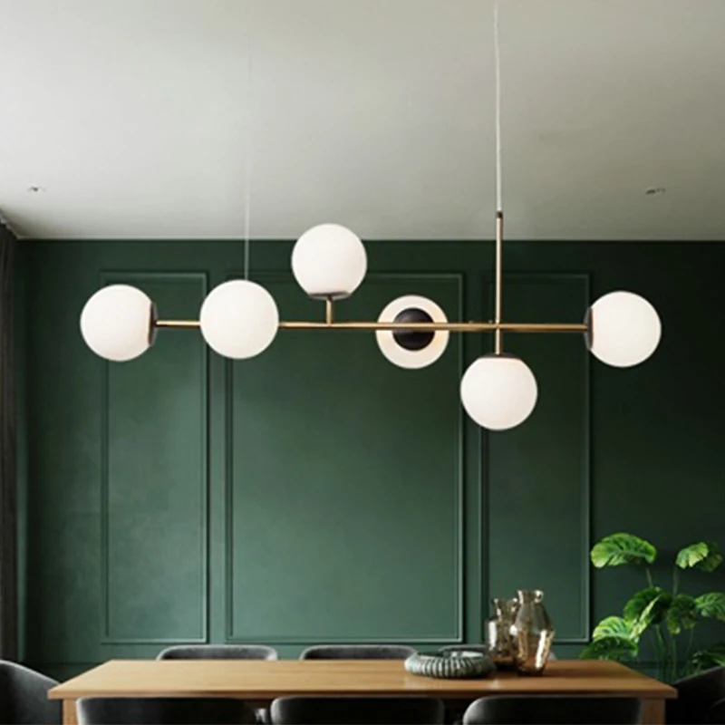 Modern Nordic Designer Pendant Light  Dinning Room Living Room Glass Pendant Lamp Bedroom  Industrial  Lighting Fixtures 96~260V
