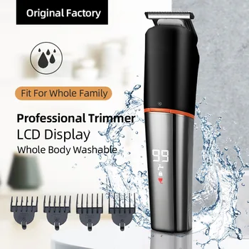 

LK86 Professional Men's Hair Clipper Electric Beard Trimmer Kit Display Hair Cutting Blade USB Rechargeable Machine Hair Styling