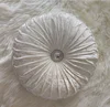 Velvet Pleated Round Pumpkin Throw Pillow for Couch Floor, Cushion Pillow Decorative for Home Sofa Chair Bed Car 5