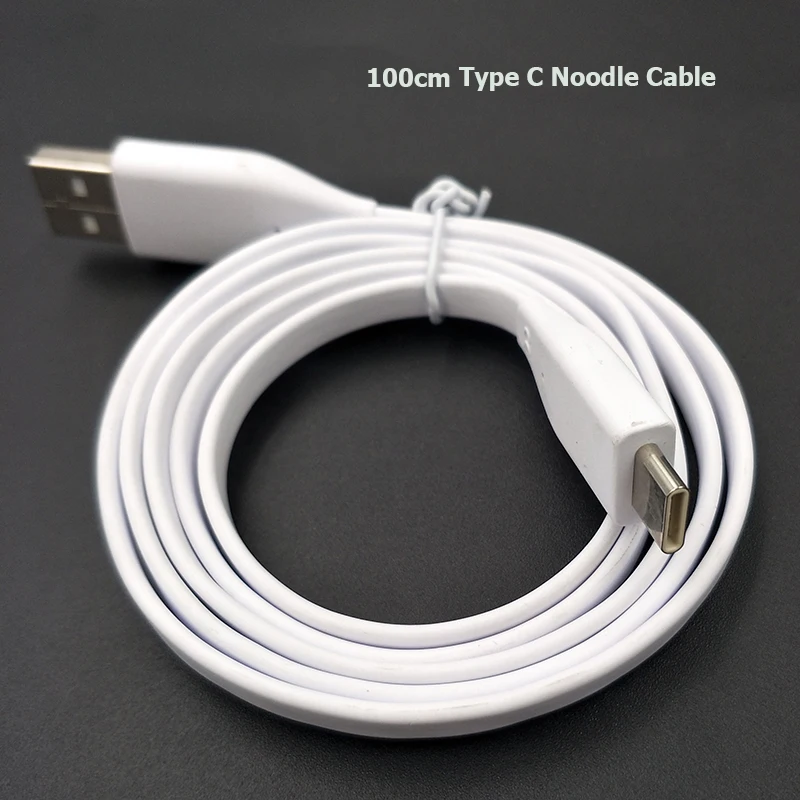 New For LG 100CM Type C Cable White Fast Charging USB 2A Data Sync Line for V30 V20 V30+ W30 W10 K50 K40 Round Flat Cord | Мобильные