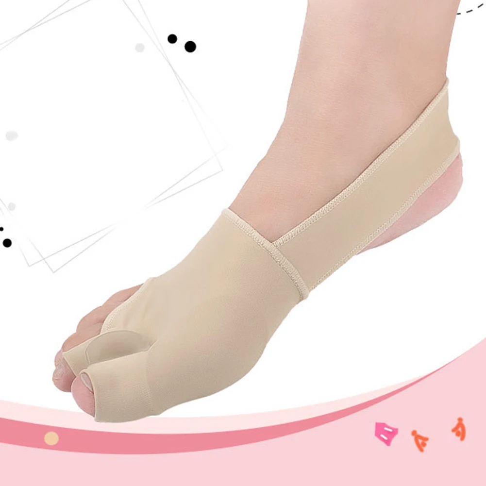 1pair Comfortable Soft Straightener Toe Separator Corrector Thumb Protector Toe Feet Care Adjuster hallux valgus Foot Care Tool