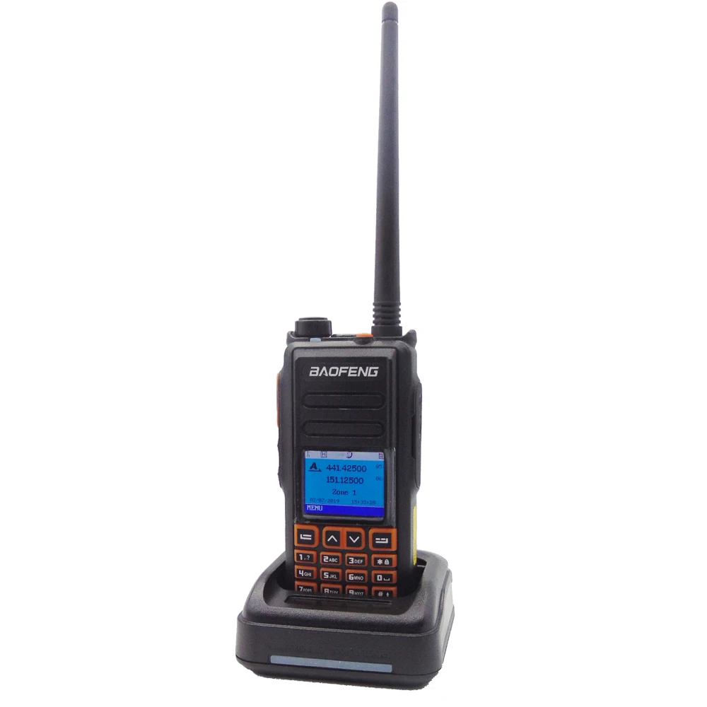 BaoFeng gps цифровая/аналоговая рация DM-760 DMR двухстороннее радио Запись голоса VHF UHF Tier1& 2 Dual Time slot радио приемопередатчик