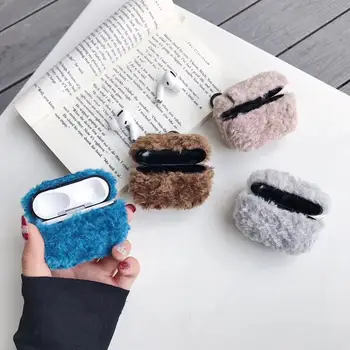

For AirPods Pro Teddy Plush Case Wireless Bluetooth Cover For AirPod Pro Case Accessories Charging Box