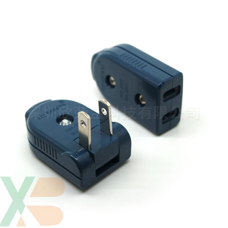 American Standard 90-Degree Rotary Power Plug and Socket with Two Flat Pins