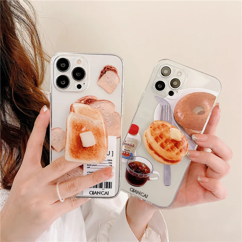 Прозрачный мягкий чехол для IPhone 7 8 Puls X XR XS 11 12 13 Pro Max | Мобильные телефоны и