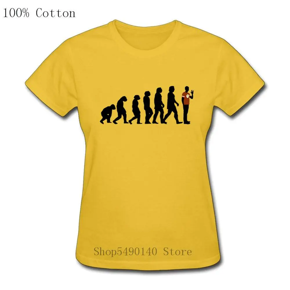 Женская хлопковая футболка с коротким рукавом Geek Reverse Evolution Повседневная