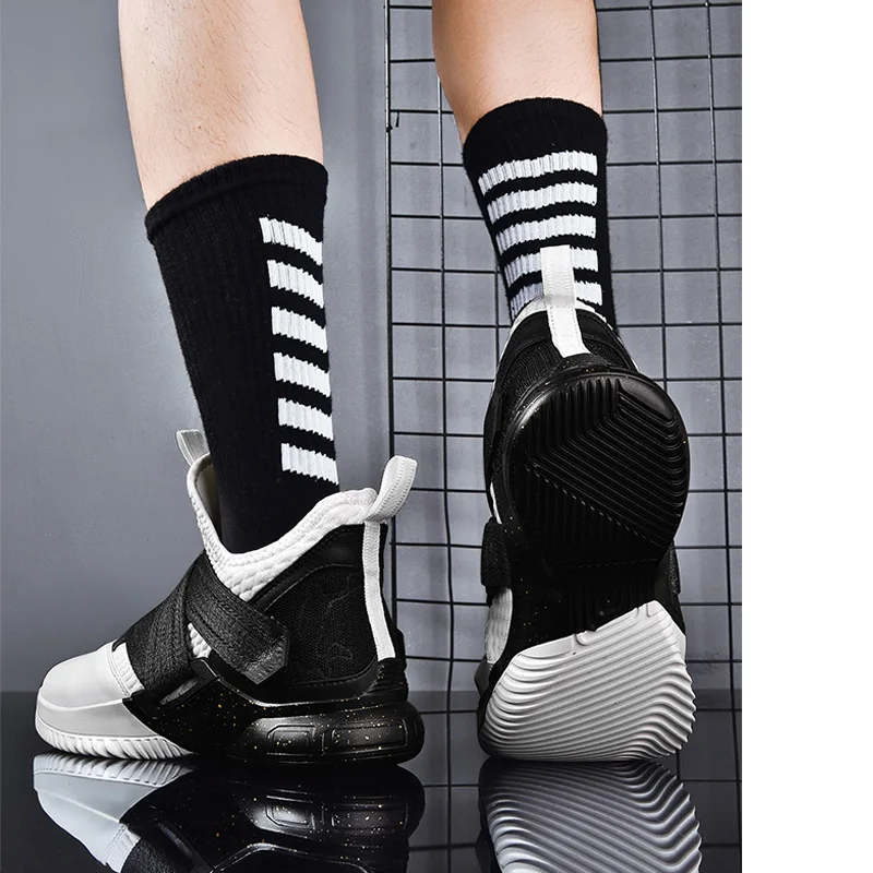 MILANAO/Лидер продаж; Баскетбольная обувь; удобные высокие ботинки для тренировок в тренажерном зале; мужские спортивные туфли на открытом воздухе