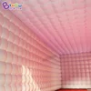 Customized 13x5x4 Meters Inflatable Event Tent For Sale / Free Shipping 42.6ft Outdoor Use Inflated Black Shelter 3