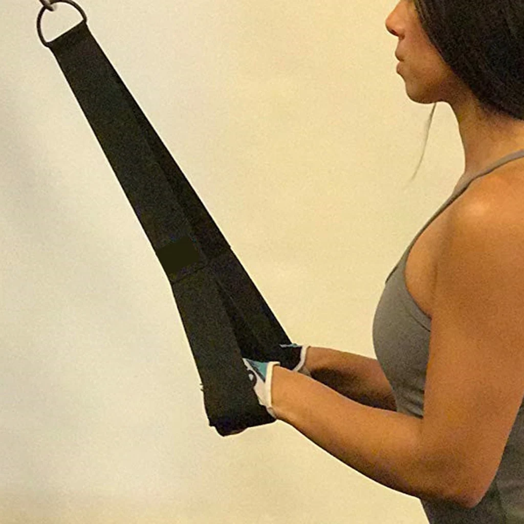 Fitness Tricep Grabber Grip Power Sports Handles Strap Resistance Bands Training Strap for Strength Training