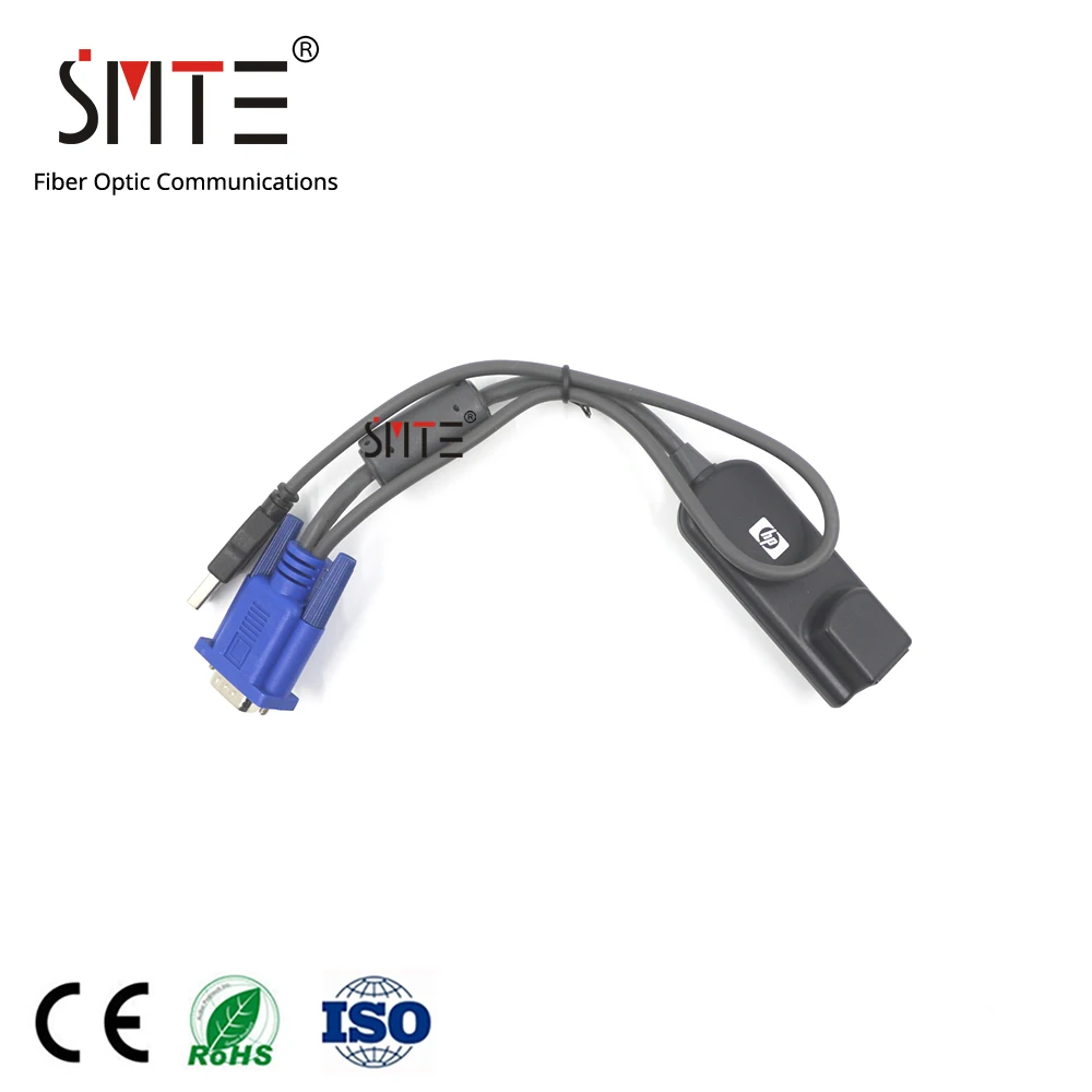 396633-001 VGA к RJ45 + USB для AF623A KVM интерфейсный адаптер 1PK консоли USB действительных сред KVM cnsl USB VM CAC МИТФК adptr