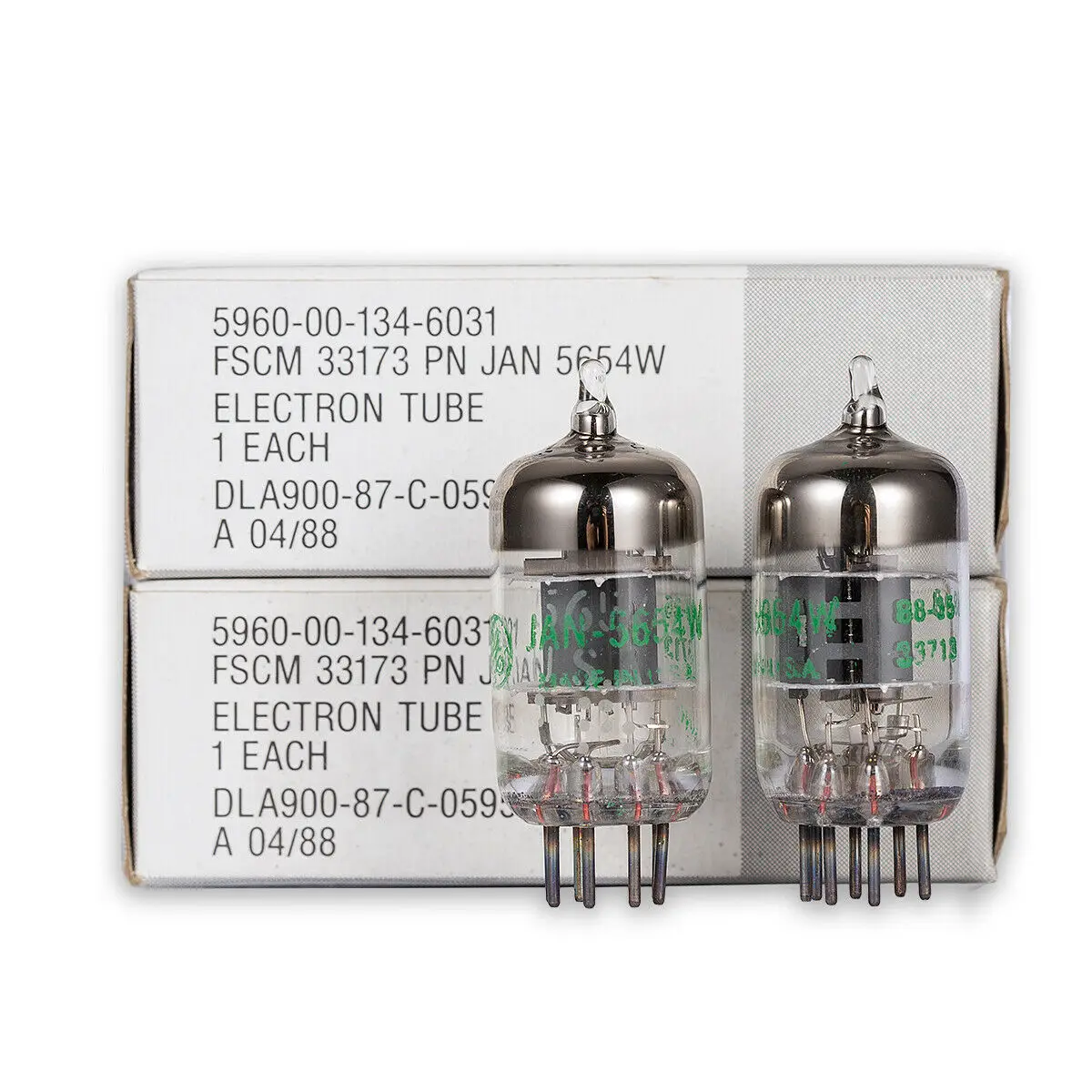 General Electric 6386 真空管 ④ マッチドペア 7 ピン GE JAN 5654W 真空管アップグレード 6AK5/6J1/6Ж1