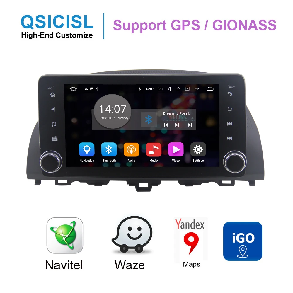 Flash Deal Android 9.0 car radio multimedia player for Honda Accord 10 era 2018 IPS 9" 1 din quad core car headunit gps navigation stereo 3