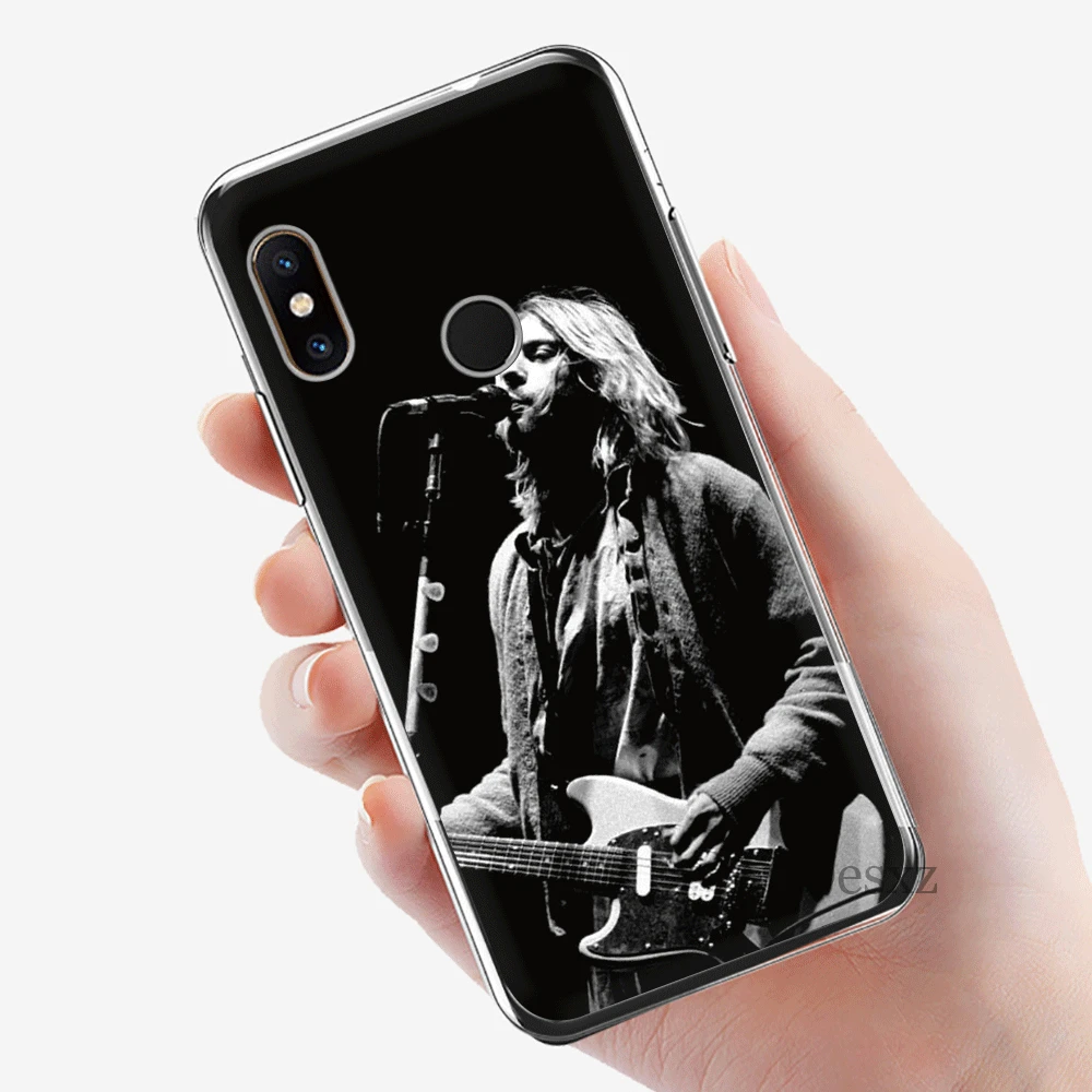 Чехол для мобильного телефона из ТПУ для Xiaomi Redmi Note 7 8 Pro 4 Note 4X5 5A 6 Cover Nirvana Kurt Cobain Shell - Цвет: 3