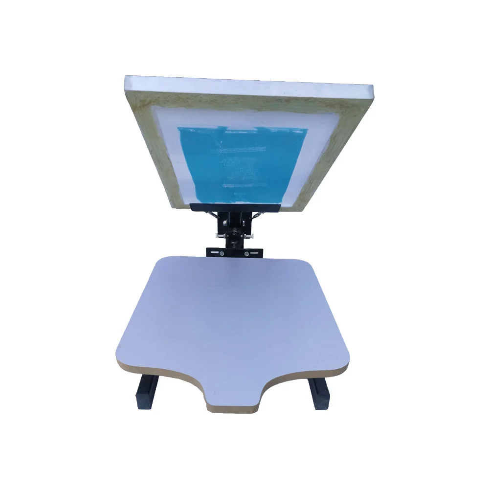 Manual 1 Color 1 Station Silk Screen Printing Machine 1-1 Press DIY T-Shirt Printing Bulk
