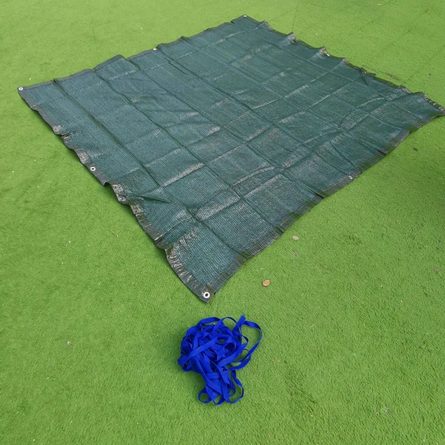 Tewango Zöld Hdpe Mezőgazdaság Kötött Napfényes Nettó Kerti Terasz Árnyék 70% -Os Árnyalatú Növények - Image 2