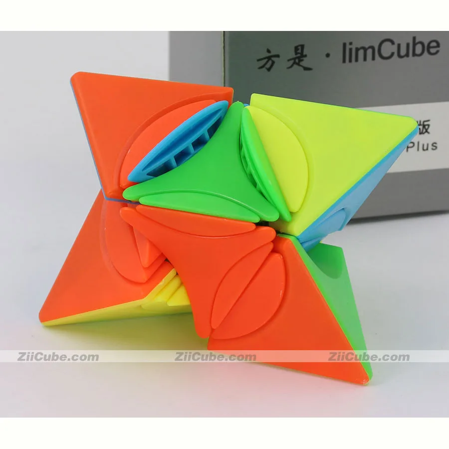 Магический куб-головоломка fs limCube 2x2x2 круглая Пирамида плюс Пирамида 4 боковых пространства кубик обучающий креативный Твист игрушки мудрости
