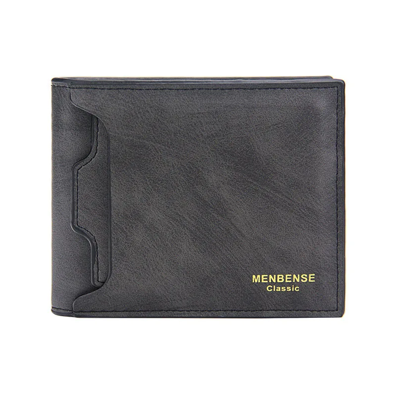 Мужской дизайнерский кожаный кошелек carteira masculina pequena cartera hombre de cuero Карманный мужской кошелек